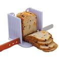 thumbnail image 6 of Gnmfd Adjustable Bread Slicer Guide Removable Bread Cutting Tool Loaf Splitter Sandwich Slicer for Homemade Bread Toast Cake Kitchen Accessories Thick Thin Slice Control Easy Clean Durable Tool, 6 of 8