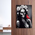 thumbnail image 4 of Cuadros Decorativos Calavera flor mujer 5D DIY taladro completo diamante pintura imagen mosaico de diamantes de imitación Tmvgtek embutido en tela, 4 of 9