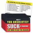thumbnail image 1 of You Absolutely Suck at Parking Cards,Bad Parking Cards,Parking Violation Tickets, 1 of 5
