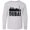 AC-Heather Grey, variant on Inktastic Dubai City Skyline with Grunge Long Sleeve Youth T-Shirt