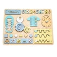 thumbnail image 2 of tablero ocupado,juguetes educativos tempranos pequeños tablero ocupado,Diy Montessori Junta accesorio montessori juguete,preescolar enseñanza regalo de cumpleaños tablero Macarena tablero ocupado, 2 of 8