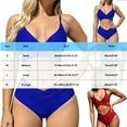 thumbnail image 3 of Fewfanhot Women's Conservative Cover-Up Swimwear Set, Daily Beach Two-Piece Swimsuit, Solid Color Modest Stylish Swimwear, 3 of 8