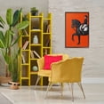 thumbnail image 3 of Stupell Industries Jockey & Horse on Orange Sports Painting Black Framed Art Print Wall Art, 20 x 30, 3 of 10
