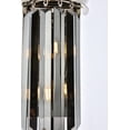 thumbnail image 3 of Sydney 2 light Matte Black Wall Sconce Silver Shade (Grey) Royal Cut Crystal, 3 of 7