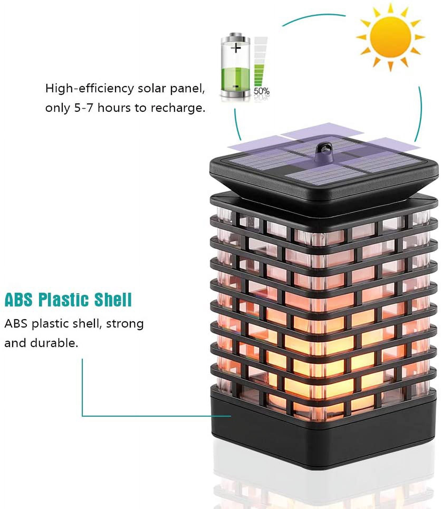 Solar Lantern Light - Solar Light Outdoor Hanging Lanterns Lights Powered Waterproof Umbrella Lanterns Path Lights for Garden Patio Yard - 2 Pack