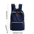 thumbnail image 3 of Foldable Backpack, Portable Travel Backpack, Ultralight Daypack, Space-Saving Packable Bag, Perfect for Hiking and Campus Life, 3 of 6