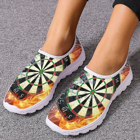 New Women Shoes Brand Flats Summer Fashion Women s Loafers Cool Fire Darts Pattern Student Comfortable Walking Shoes