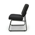 OFM Fabric Armless Guest and Reception Chair, in Black (405805)