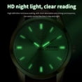 thumbnail image 4 of Reloj de cuero de lujo para hombre LIGE Cuarzo dorado y negro, 4 of 5