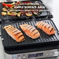 thumbnail image 2 of Póngase en contacto con parrilla y plancha GreenPan Electric de acero inoxidable, 2 of 8