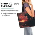 thumbnail image 2 of Cauagu Lone Rider Under Red Sky Print Women Large Capacity Tote Bag - Casual Shoulder Bag Fashion Handbag Shopping Bag Daily Bag Hobo Bags for Travel Work and Shopping, 2 of 8