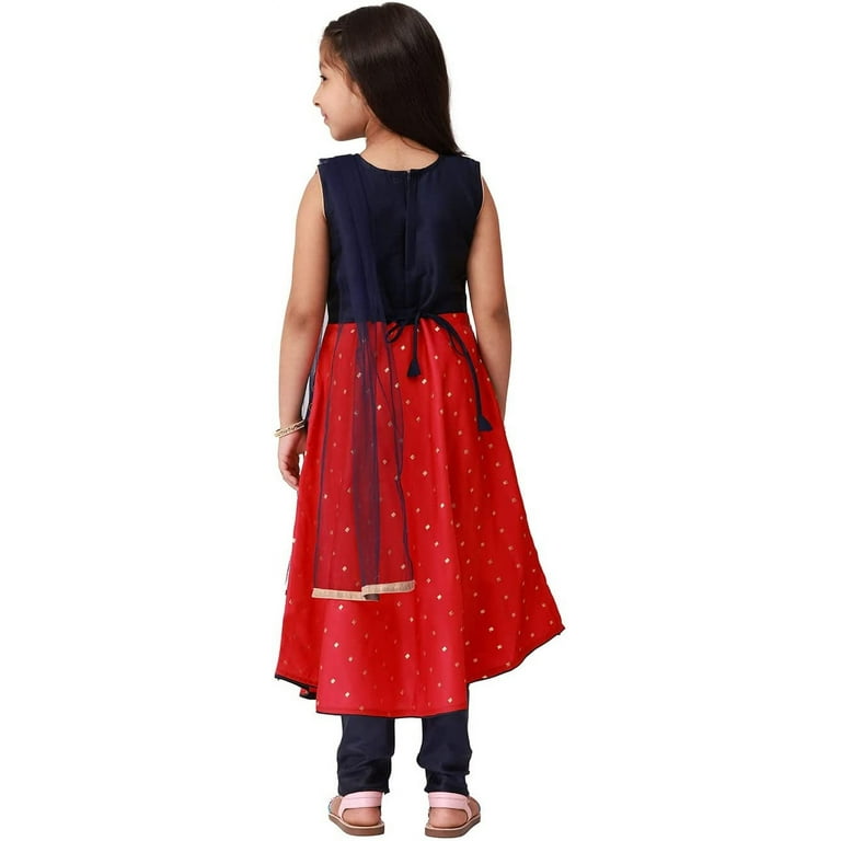 Aswini Girls Jacket Style Salwar Suit Readymade Indian Girls Churidar Salwar Suit Jacket Style Top