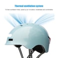 thumbnail image 4 of Casco de bicicleta LED con luz Casco protector recargable por USB con luz de advertencia para bicicleta de equilibrio, scooter, ciclismo nocturno, escalada en roca, 4 of 8