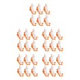 thumbnail image 1 of Sonducket 6 pares de fibras de textura fijas que absorben el sudor y fibras suaves que no destiñen para formas tela transpirable naranja Type2 NO2, 1 of 3