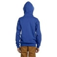 thumbnail image 2 of Jerzees Nublend Youth Full-Zip Hooded Sweatshirt 993B, 2 of 2