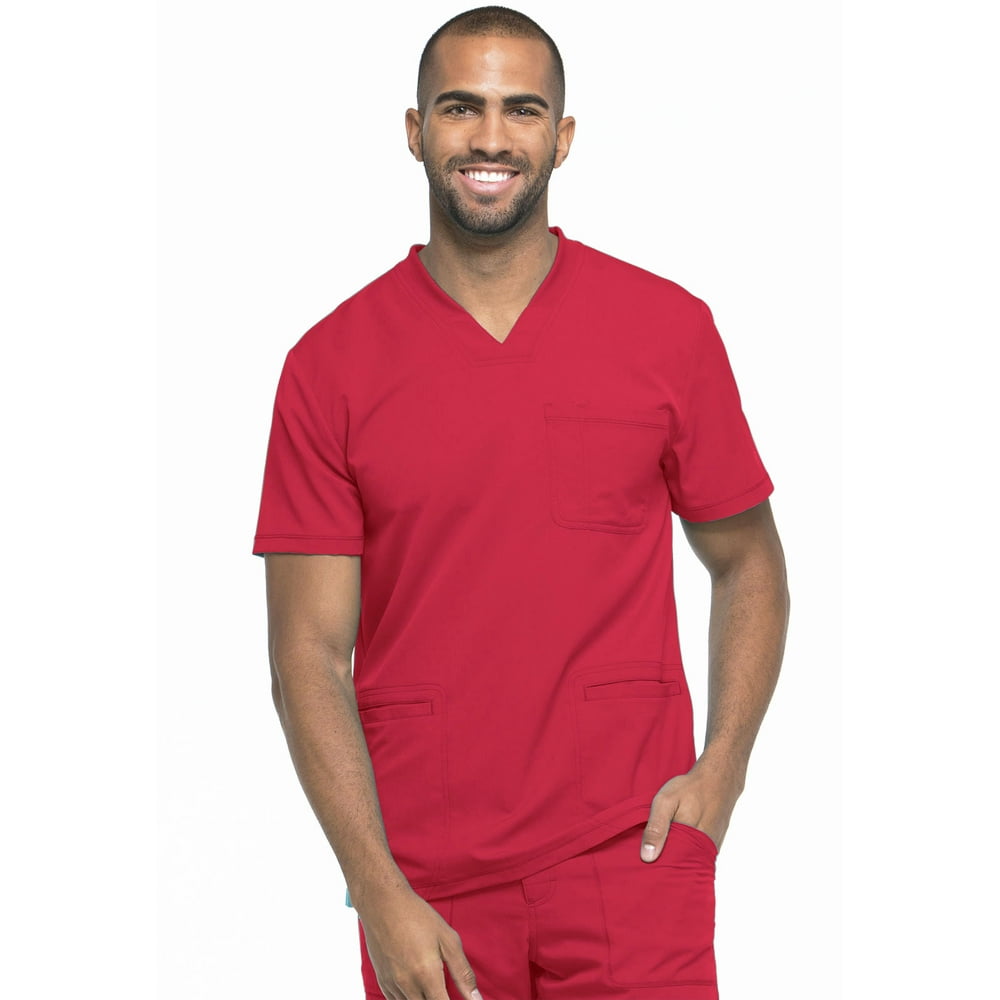 Dickies Dickies Dynamix Scrubs Top for Men VNeck Plus Size DK640