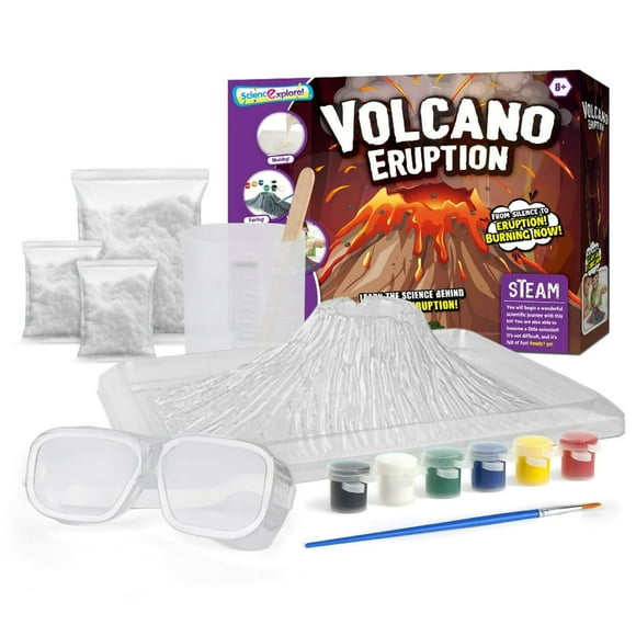 Volcanic Eruption Kit STEM Chemical Science Experiment Educational Craft DIY Projects Kits Lab Experiment Supplies Play & Learn for Students Science Enthusiasts