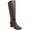 Dark Brown, variant on Womens Isabell Faux Leather Tall Knee-High Boots