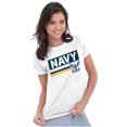 thumbnail image 4 of US Navy Eagle Anchor Logo Est 1775 Women's Plus Size Shirt Brisco Brands 2X, 4 of 5