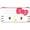 White, variant on Sanrio My melody Compact Flat Cosmetic/Pen Pouch .