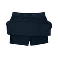 thumbnail image 5 of Girl's Skorts Skirts High Waisted A Line Uniform Skirts with Built-in Shorts Golf Skirts for Girls (Navy), 5 of 5