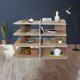 thumbnail image 2 of Librero Bajo Reggo Mundo In, Diseño Contemporáneo, Mueble Organizador Oficina, Roble, 2 of 8