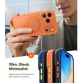 thumbnail image 6 of TORRAS Guardian Mag for iPhone 17 Pro Max Case, Stronger Magnetic & Shockproof,Fit for MagSafe, Military Grade Drop Protection, Camera Control, DIY Button,6.9″,Cosmic Orange, 6 of 9