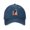 Navy Blue, variant on Men Women Washed Twill Baseball Cap Lineman America Flag Adjustable Dad Hat Black