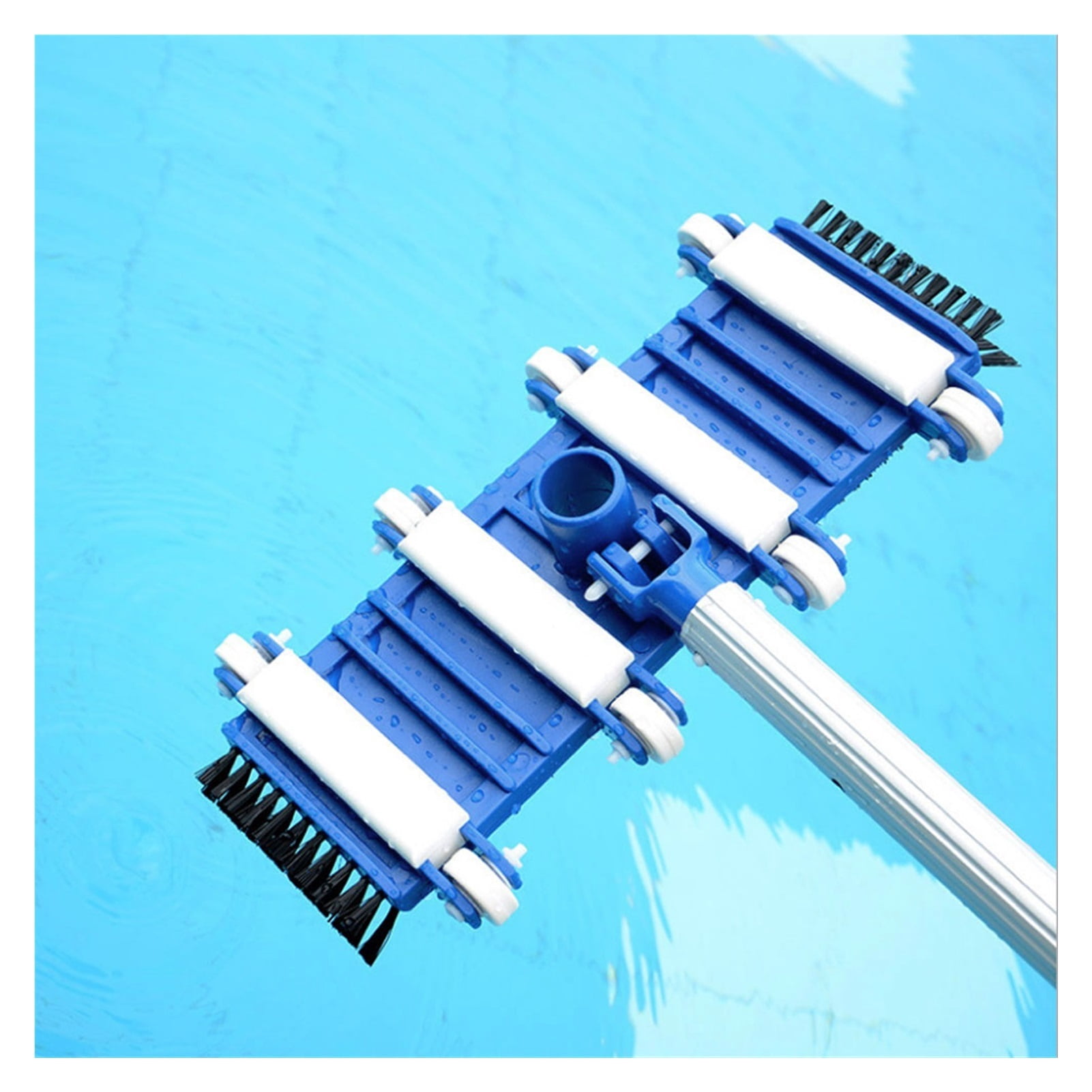 14 Inch Swimming Pool Vacuum Head With Brush Suction Wheel Suction Head Vacuum Brush Fountain Pool Cleaning Tool ,Great Suction Power