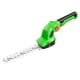thumbnail image 5 of Cortasetos y cortacésped recargable 2 en 1, tijeras de jardín eléctricas inalámbricas con cuchillas SK5, herramienta de poda manual ligera para césped, arbustos y jardines pequeños, 0,9 kg, verde, 5 of 7