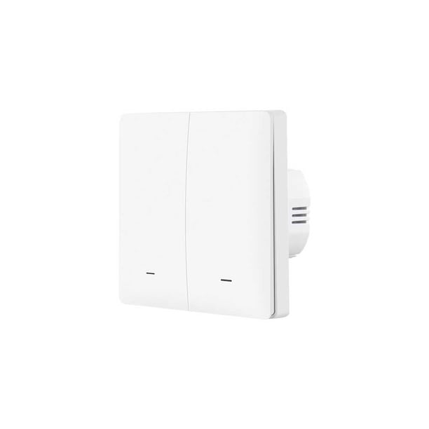 Tholdsy Interruptor inteligente para sala de estar y dormitorio, lámpara de luz con Control remoto, enlace de escena, controlador de botón Videojuegos y accesorios Blanco 2 elementos