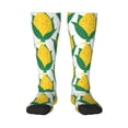 thumbnail image 1 of Fotbe Corn Cob Calcetas Divertidas Estampadas para Hombre y Mujer, Calcetas de Algodón hasta la Rodilla para Caminar, Correr, Enfermería y Embarazo, 1 of 6