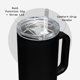 thumbnail image 5 of Tumbler Corkcicle Cruiser, 1,18 L, aislante, a prueba de derrames, negro, 5 of 8