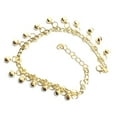 thumbnail image 1 of Bell Chaîne de Cheville Multicouche Décoration de Pied Réglable pour Femmes Filles 2 Pcs Doré, 1 of 8