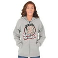 thumbnail image 4 of Betty Boop Cartoon Sass Symbol Cute Zip Hoodie Sweatshirt Women Brisco Brands S, 4 of 6