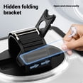 thumbnail image 6 of ELEHOLD Case for Apple iPad Pro 11 2022/2021/2020/2018/air4 10.9/air5,Soft TPU Rugged Durable Case with 360° Rotating Hand Strap & Foldable Hidden Stand & Pencil Holder,Clear, 6 of 10