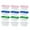 As Shown, variant on 12pcs Rectangular Plastic Food Containers with Lids - 280ML