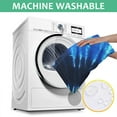 thumbnail image 6 of Blue Tie Dye Mandala Pattern Square Tablecloth,Waterproof Square Table Cover,Wipeable Spillproof Washable Table Cover for Home Kitchen Party Decor 42"X42"(107x107cm), 6 of 6