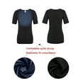 thumbnail image 7 of FANNYC Sauna Shrit For Women Sauna Short Sleeve Hot Sweat Vest Weight Loss Sauna Suit,Slimming Body Shaper Workout Training Top Shapewear, 7 of 7