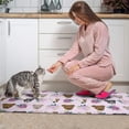 thumbnail image 3 of Cute Pitbull Terriers Dog and Flower Kitchen Rugs Sets Of 2,Anti Fatigue Kitchen Mat Rugs Non Slip Washable,Decorative Kitchen Floor Mats for Kitchen,Sink,Laundry,17"x30"+17"x47", 3 of 7