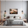 thumbnail image 4 of ZHONGYUTONG Flower Canvas Wall Art Abstract Pink Floral Painting Prints Elegant Blooming Botanical Pictures Vintage Artwork Home Decor Framed (12.00" x 18.00"), 4 of 6