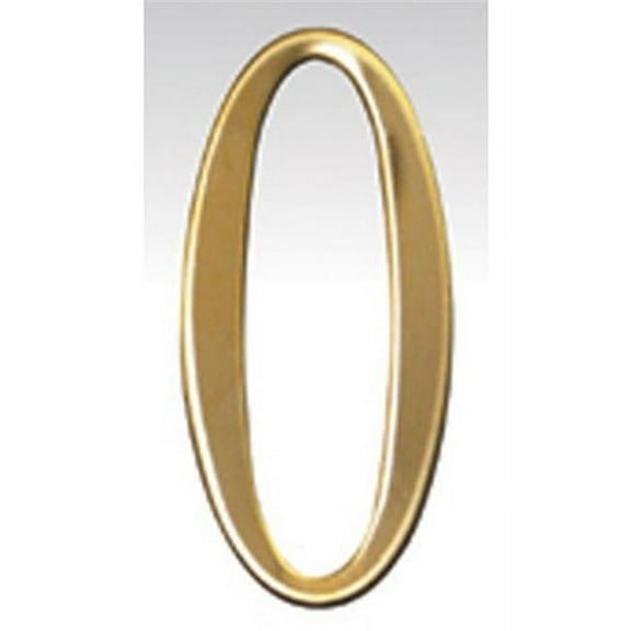 Mailbox Accessories Brass Address Numbers Size - 2 Number - 0-Brass