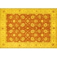 thumbnail image 1 of Ahgly Company Machine Washable Indoor Rectangle Oriental Yellow Traditional Area Rugs, 2' x 3', 1 of 4