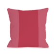 thumbnail image 1 of One Bella Casa 74672PL16O 16 x 16 in. Color Block Outdoor Pillow - Rose, 1 of 1