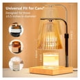 thumbnail image 4 of Lampe Chauffe-Bougie avec 2 Ampoules, Minuterie, Hauteur Réglable, Chauffe à Intensité Réglable, Chauffage Rapide, 4 of 6
