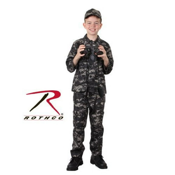 Rothco Kid's Digital Camo BDU Shirt - Subdued Urban Digital Camo, Medium