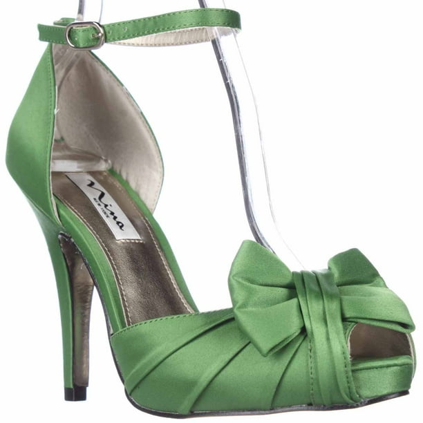 Nina Shoes Womens Nina Ella Ankle Strap D Orsay Pump Heels Apple Green Walmart Com Walmart Com