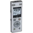 thumbnail image 3 of Olympus Voice Recorder DM-720 with 4GB, Micro SD Slot, USB Charging, Direction PC Connection, Transcription Mode, Silver, 4GB built in memory (985 hours) By Visit the Olympus Store, 3 of 7