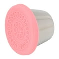thumbnail image 2 of Mini recipiente de acero inoxidable para salsas con tapa de silicona sellada para salón de belleza, cocina, 70 ml, color rosa., 2 of 14
