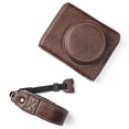 thumbnail image 1 of Camera Bag,Leather Camera With Pu Leather Camera With Removable Compatible Dsfen Bortt Buzhi, 1 of 6